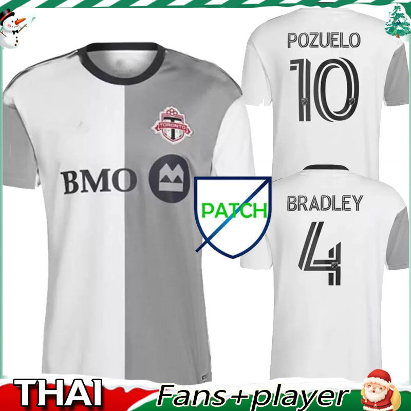 

Player version 2022 2023 Toronto FC soccer Jerseys home kit 22 23 camisetas Bradley ALTIDORE Pozuelo AKINOLA OSORIO P. PIATTI football shirts uniform, Away player version