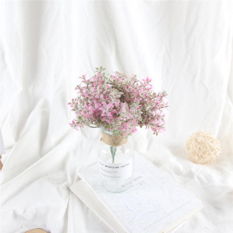 

Artificial Flowers Brouquet Fake Hay Lover Grass Starry Stars Home Decor for Photo Props Decor Living Room Garden, White