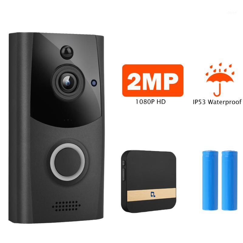 

HISMAHO 1080P WiFi Doorbell Camera Security IP Door Bell Camera Outdoor Waterproof Smart Wireless Doorbell Night Vision PIR1