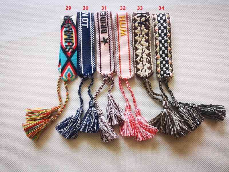 

Designer Jewelry Women Bracelets, Woven Cotton Friendship Bracelets for Loved Couple and Best Friends with Pull String Tassels