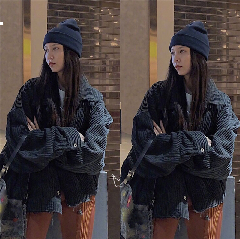 

Dark 2021 New Gray Short Jacket Autumn Luxury Designer Woman Clothes Streetwear Uk6o JLV1, Black