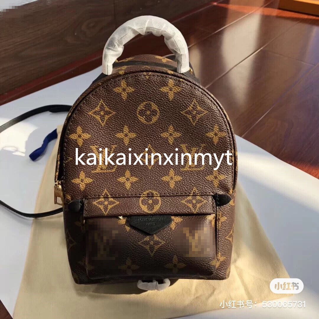 

High Quality Fashion Pu Leather PALM SPRINGS Mini Size Women Bag Children School Bags Backpacks Style Spring Lady backpack Travel HandBag 5 Colors, Bubble bag