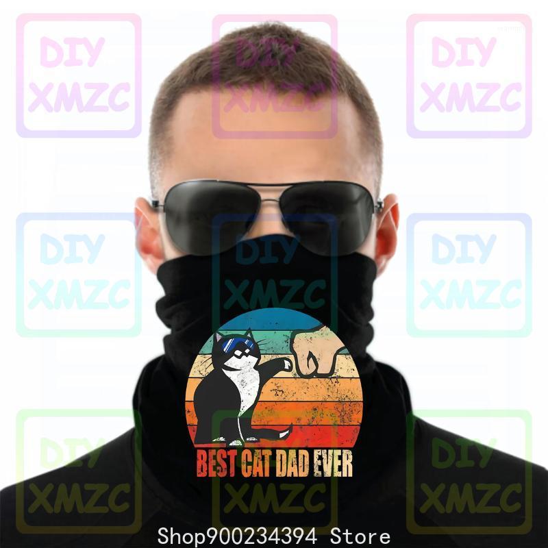 

Best Cat Dad Ever Bump Bandana Funny Cotton Bandana Vintage Gift For Men Women1