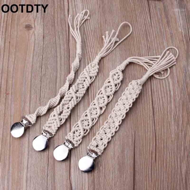 

Vintage Crochet Cotton Clips Dummy Clip Pacifier Holder Nipple Soother Chain For Infant Baby Feeding1