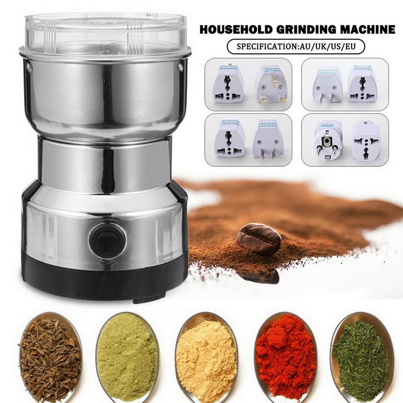 

220V 150W Electric Coffee Beans Grinder Kitchen cereals nuts beans Spices Milling Grinding Household Coffeeware Machine