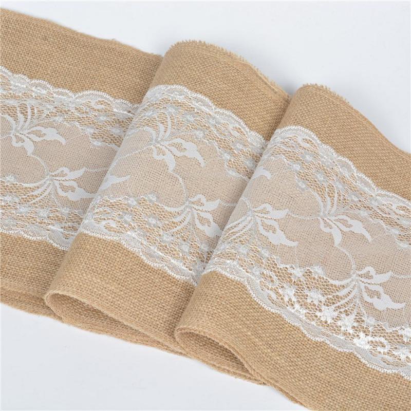 

European Linen Lace Tablecloth Brown Woven Striped Waterproof Dining Table Cloth Decoration Party for Christmas Table Cover, 1pc