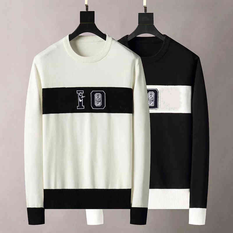 

Men's Hoodies & Sweatshirts fashion designer clothing men's sweater hooded knitted cardigan round neck V-Neck long sleeve jacket warm U1Z8, White