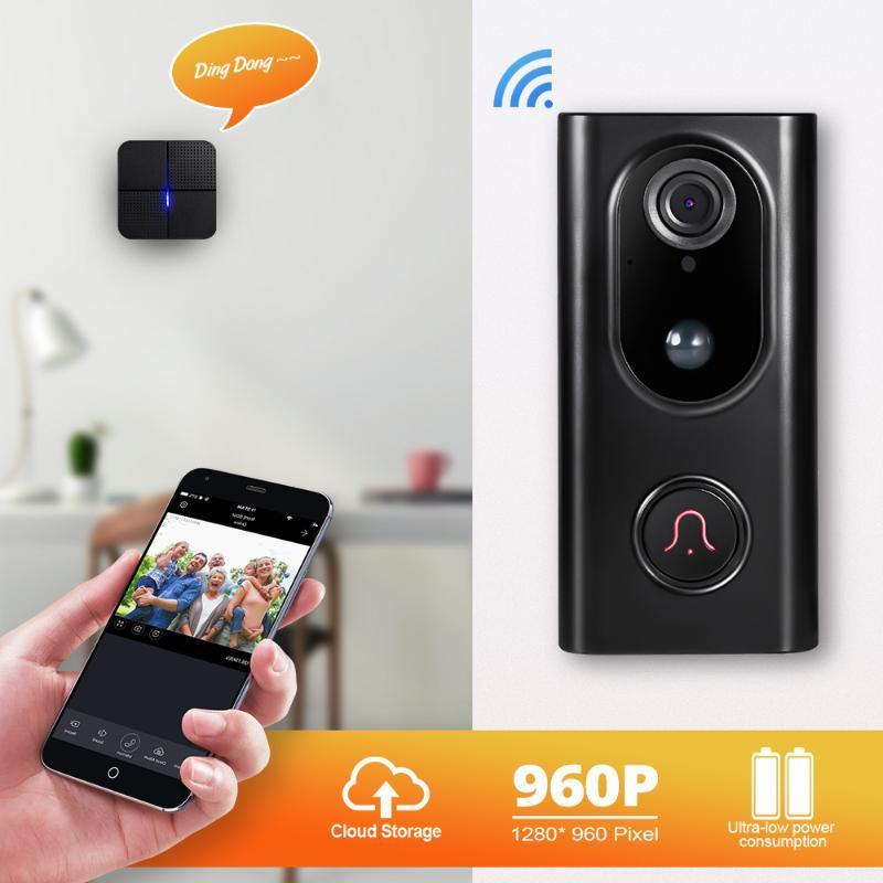 

Fuers Video Intercom Doorbell Smart Wireless IP Wifi Doorbell 1.3MP Camera Security Phone Waterproof Cloud Storage For Home1