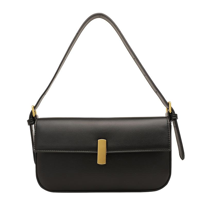 

New women's bag armpit bag multifunctional shoulder, Black