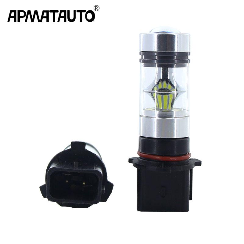 

2pcs P13W LED Canbus 20 SMD 3030 SH24W PSX26W LED Bulbs For CX-5 Daytime Running Lights,6000K White, As pic