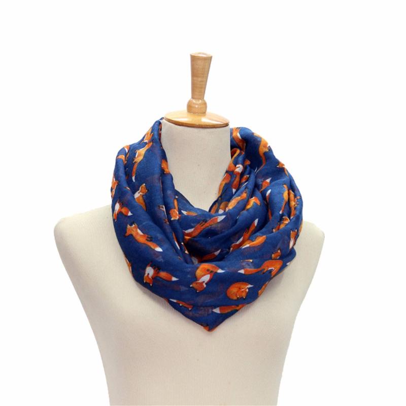 

Women Voile Scarf Ladies Pattern Print Wrap Shawl Female Ring Silk Infinity Scarves Loop #OR