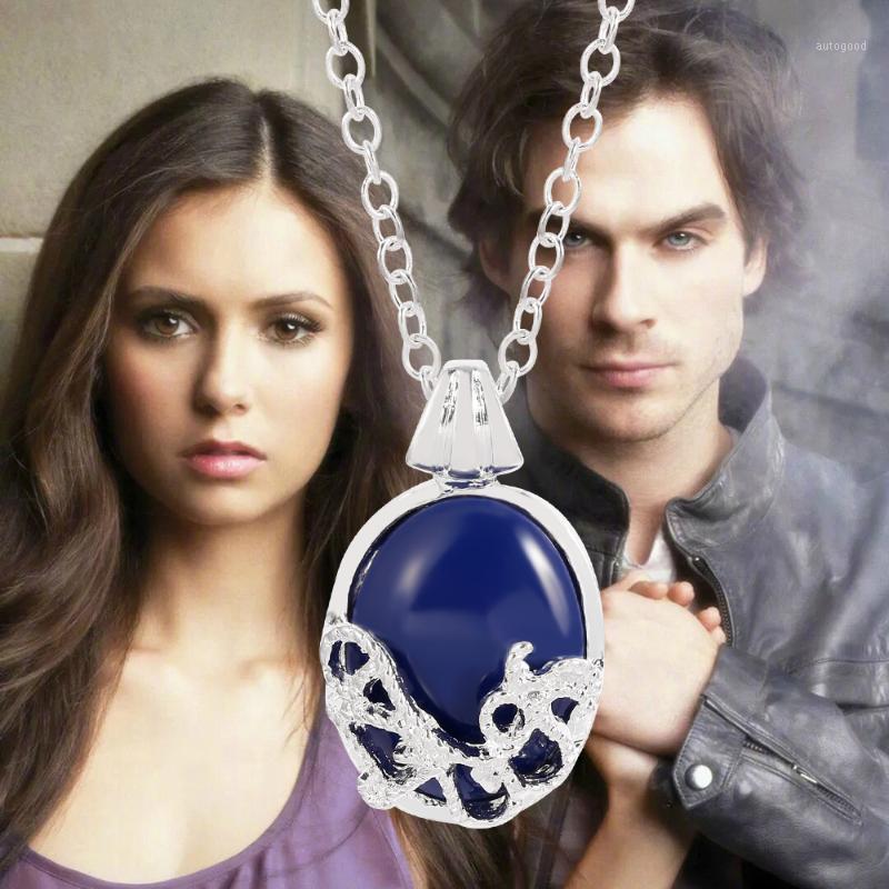

Pendant Necklaces The Vampire Diaries Necklace Katherine Movie Vintage Jewelry For Women Elena Gilbert Verne Prairie1