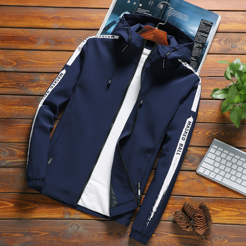 

2021 Korean Men's Autumn Jacket Correspondence Solid Goal From New Slim Fit Young Men Jaquette Mode Suite M-4xl YSVM, Games