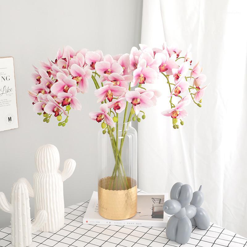 

3D Artificial Butterfly Orchid for Home Wedding DIY Decoration Real Touch Home Decor Flore1
