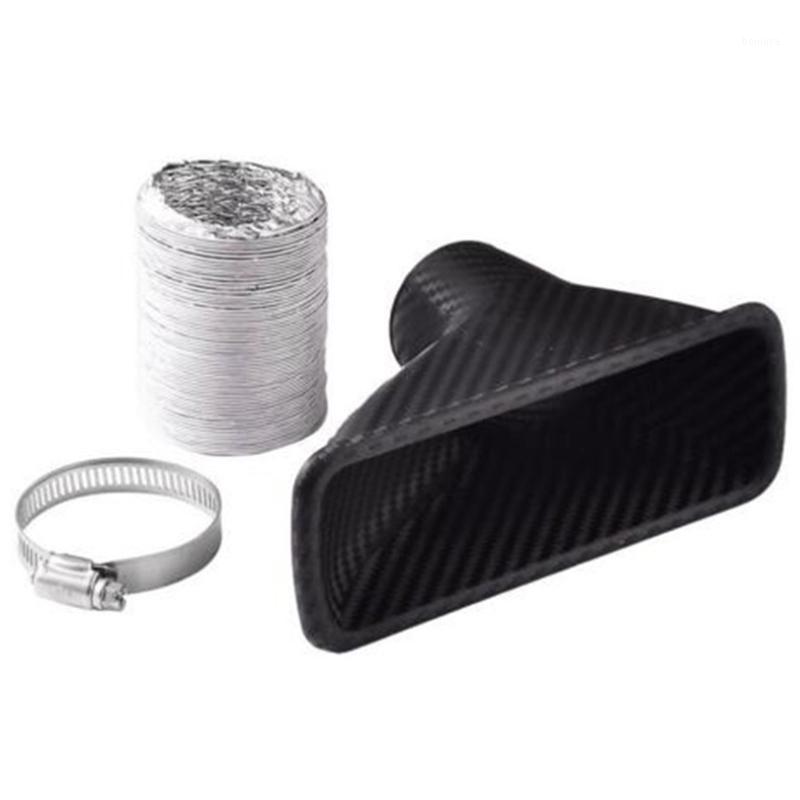 

Car Cold Air Intake System Kit Air Filter Auto Front Bumper Turbo Intake Pipe Turbine Inlet Pipe Funnel Kit1