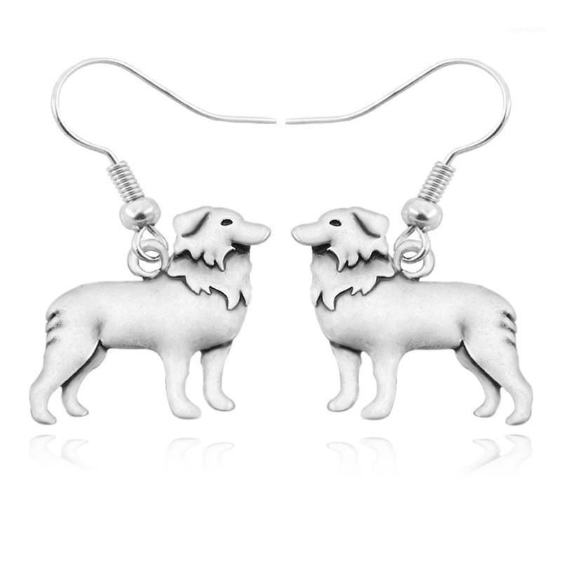 

Vintage Boho Border Collie Drop Earring Bohemian Dog Charms Earrings For Women Brincos Long Earings fashion Jewelry Pendientes1
