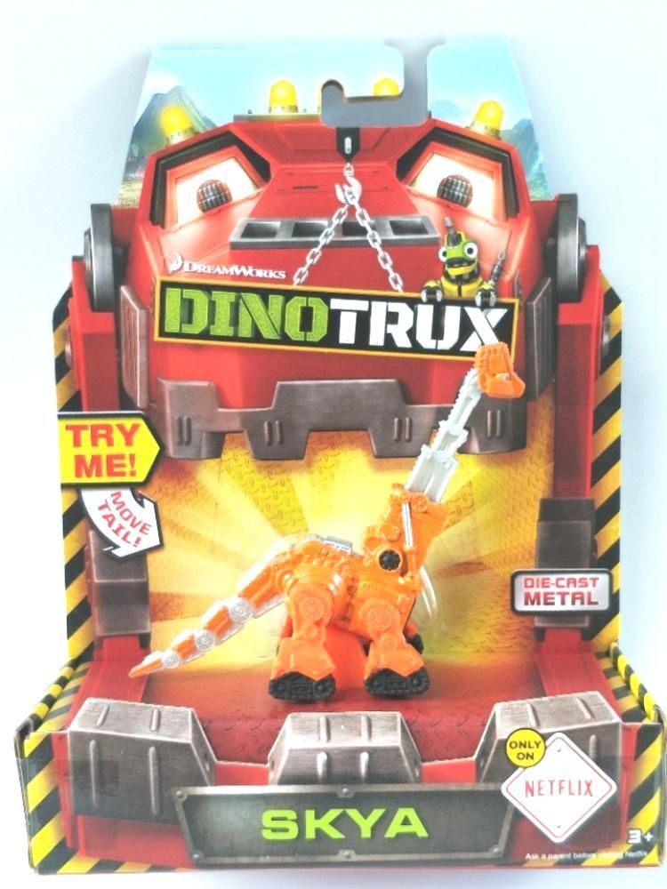 

Dinotrux Toy With Truck Removable original Car box Mini New Children's Gifts Dinosaur Models