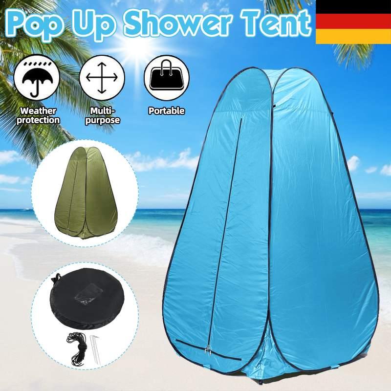 

Outdoor Portable Pops-Up Tent 1.2m Shower Bath Changing Fitting Room Camping Dressing Shelter Beach Privacy Toilet Tent with Bag