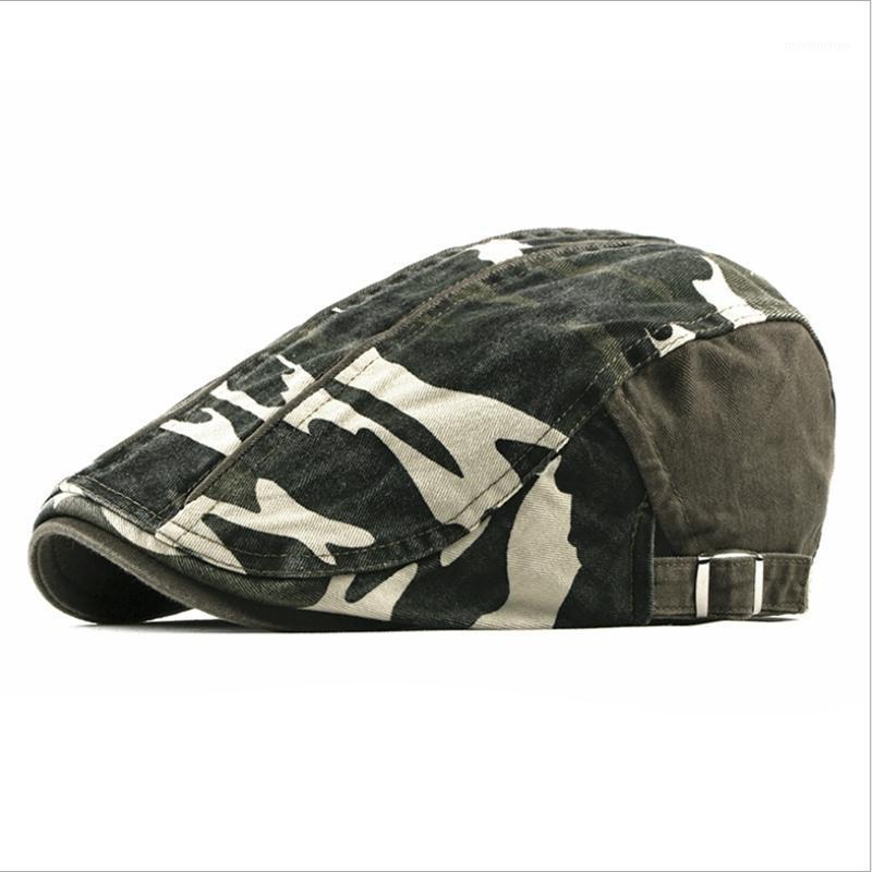 

MYZOPER Camouflage Fashion New Unisex Beret Adjustable Casual Outdoor Spring Autumn Peaked Cap Adult Cap1, 03