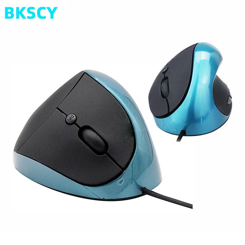 

Bkscy Wired Vertical Mouse Ergonomic Optical 2.4G 800/1200/1600DPI Healthy Vertical Mice for PC Desktop Laptop Computer Mouse