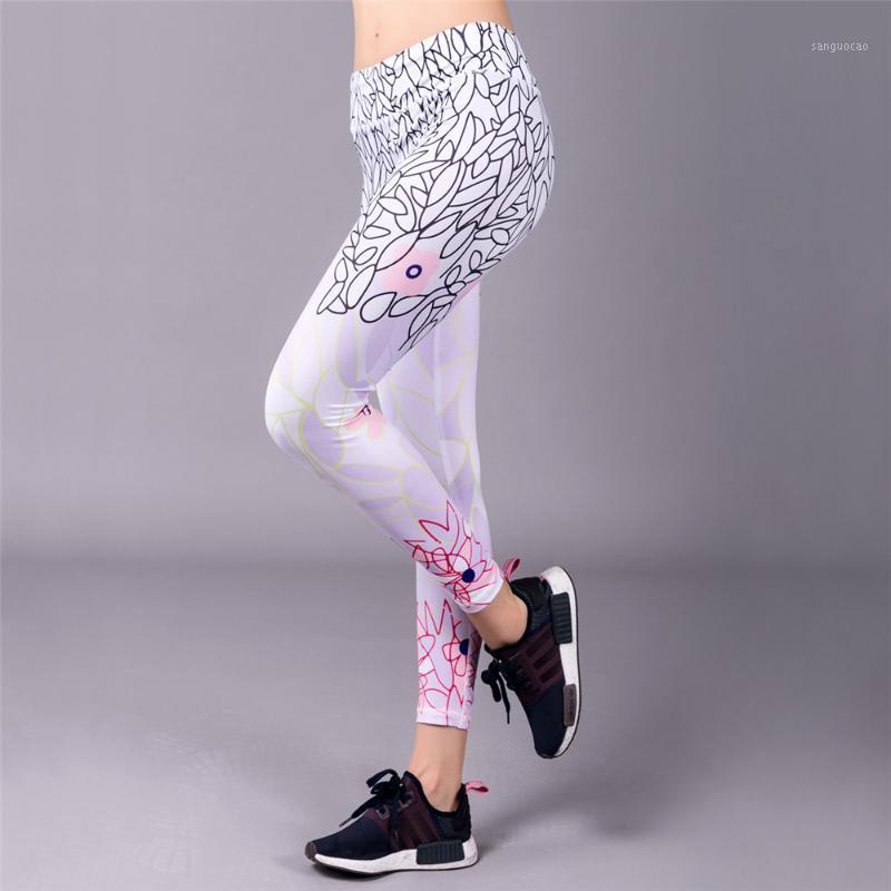 

WOSAWE print Yoga Pants Women Unique Fitness Leggings Workout Sports Running Leggings Sexy Push Up Gym Wear Elastic Slim Pants1, Ls101