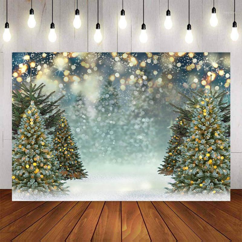 

Photography Background Winter Snowflake Christmas Tree Flash Decoration Christmas Backdrops for Photo Studio Backdrop Photocall1