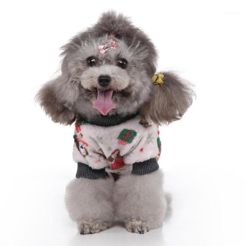 

Christmas Autumn Winter Pet Four-legged Fleece Thickened Warm Comfortable Soft Fashion Cute Pet Christmas Clothes1