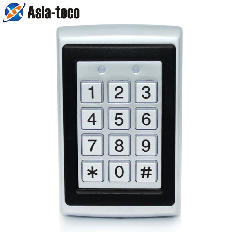 

RFID Metal Access Control EM Card Reader Keypad W/ 1000 Users 125KHz Card Reader Keypad Key Fobs Door Access