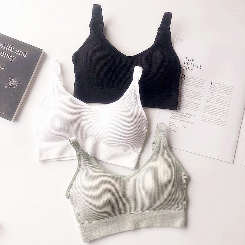 

Seamless Sport Bra Women Fitness Top Yoga Bra Push Up Sport Top Gym Vest Sleep Running Underwear Workout1, Black