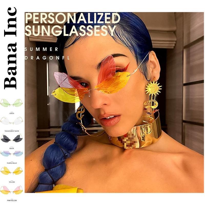

Sunglasses Ladies 2021 Luxury Women Designer Dragonfly Party Prom For Women1