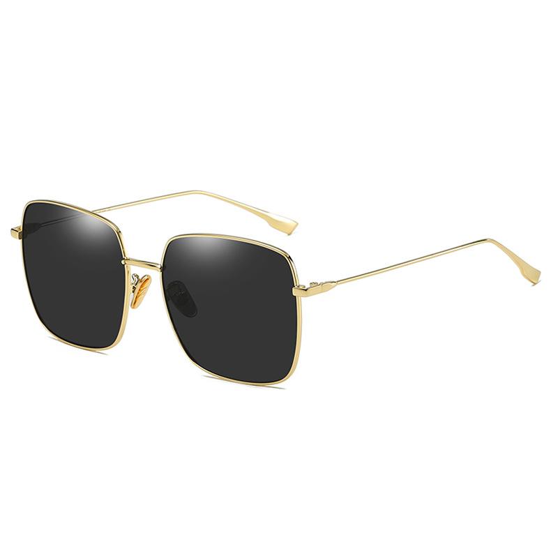 

Luxury Square Bee Sunglasses Women Men Retro Brand Designer Metal Frame Oversized Sun Glasses Female Grandient Shades Oculos