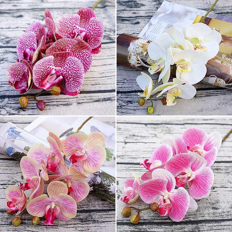 

Artificial Flowers Moth Orchid Butterfly Orchid Fake Flowers For Home Wedding DIY Decoration SimulationSilk Flower1, Pink