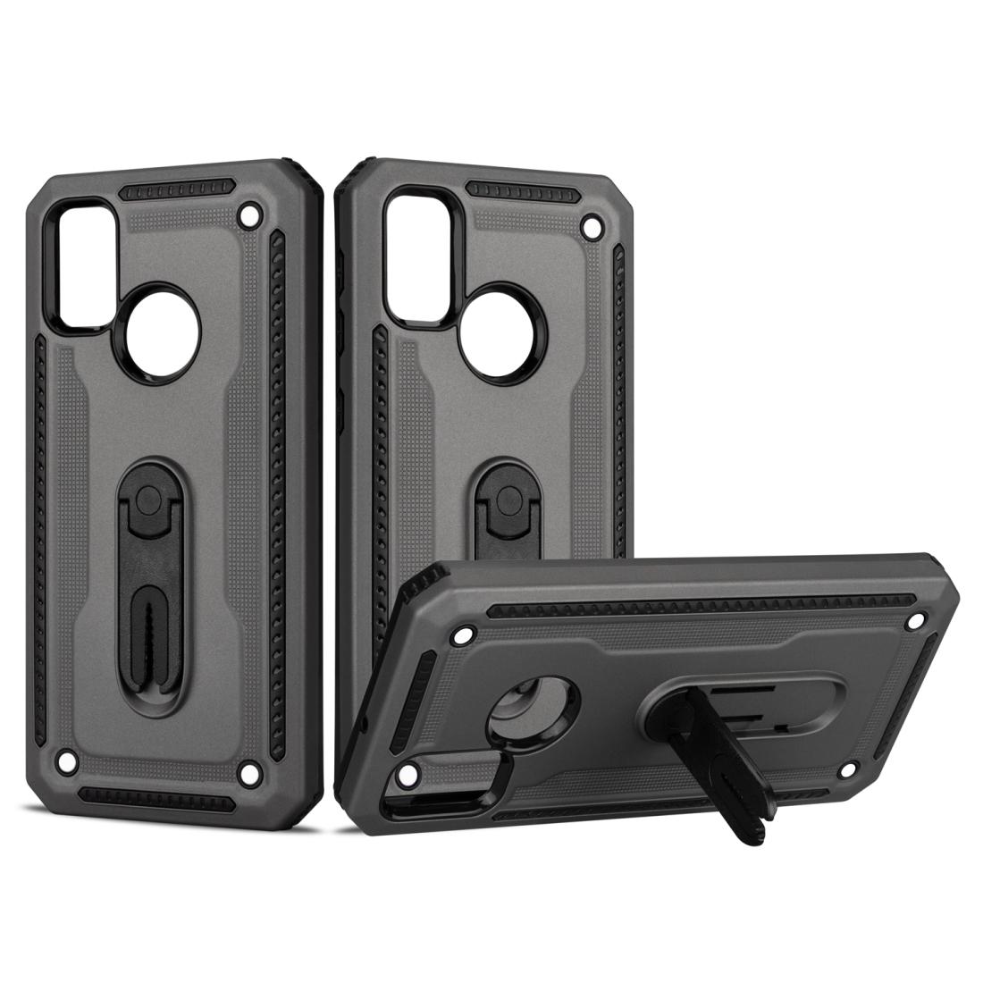 

For Galaxy M30s PC TPU Protective Case with 360 Degree Rotating Holder