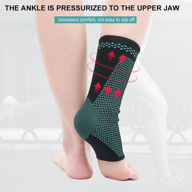 

Foot Protection Ankle Support Leg Training Movement Black Nylon Safety Portable Practical Protector Protective Gear1, As pic