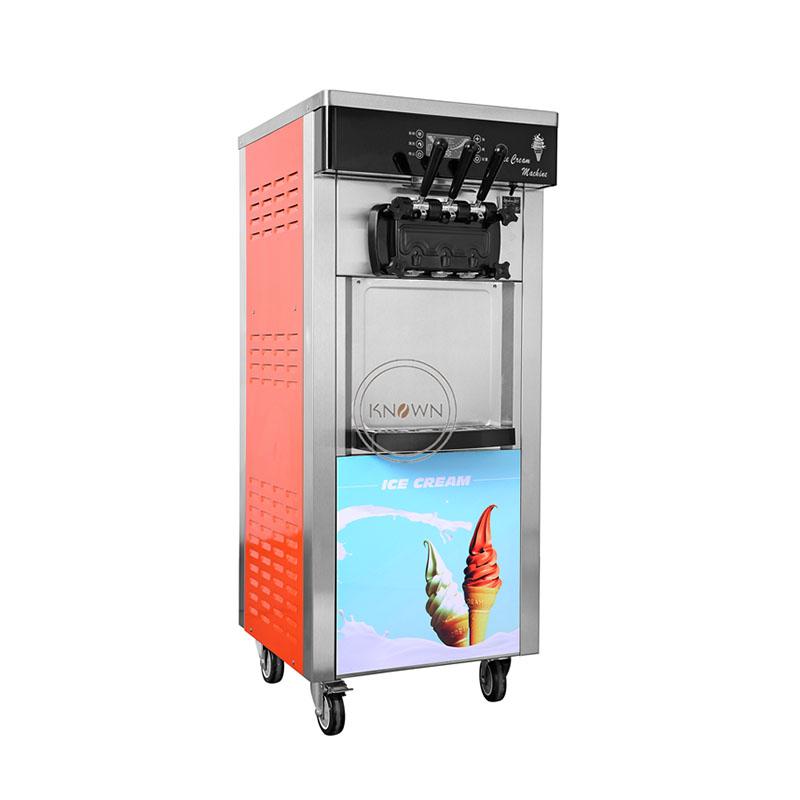 

Ice Cream Making Machine Commercial 3 Favour Vertical 6L*2 Soft Serve For Sale
