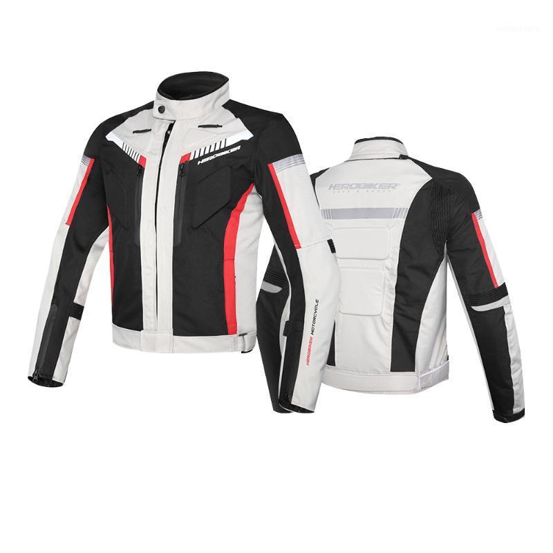 

Motorcycle Apparel HEROBIKER Autumn Winter Jacket Men Waterproof Windproof Moto Riding Racing Motorbike Clothing Protective Gear