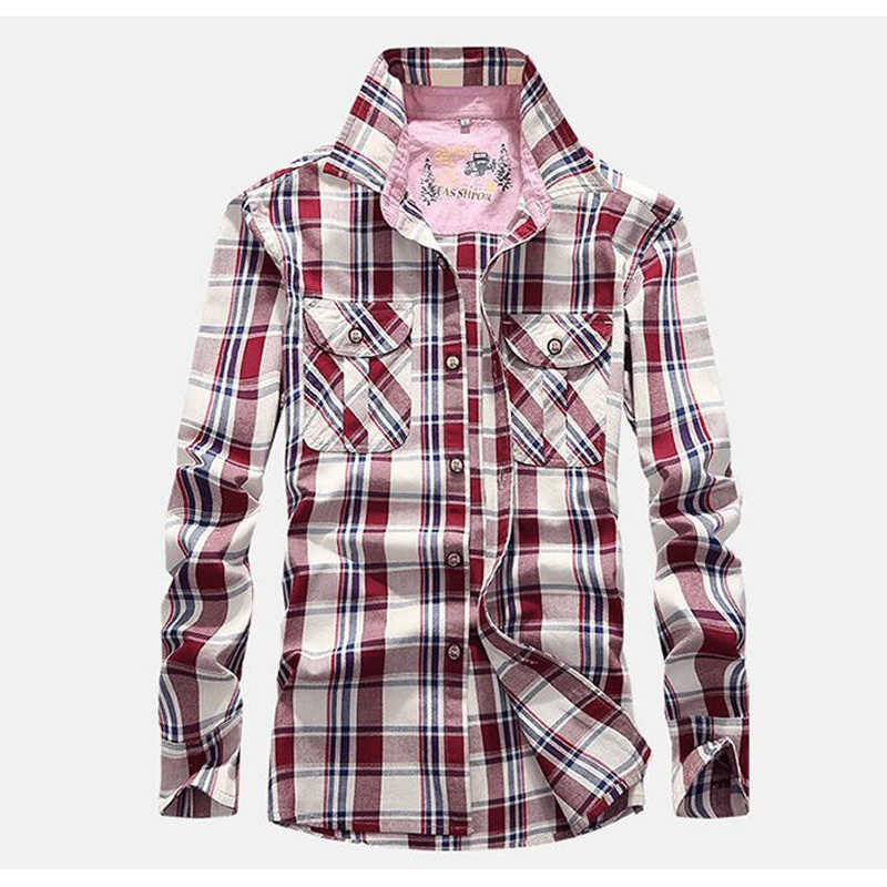 

2021 Men's Jersey 100% of Cotton Wool Plus Size 4xl Chemise Homme Camisa Masculine Shirt Vvic, Blue