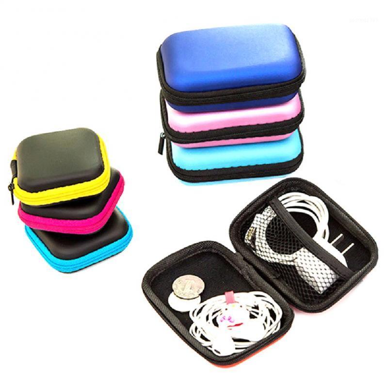 

Travel Earphone Accessories Carry Bags Pouch Mini Headphone Headset SD Card Phone Data Line Storage Bag Coin Money Organizer Box1