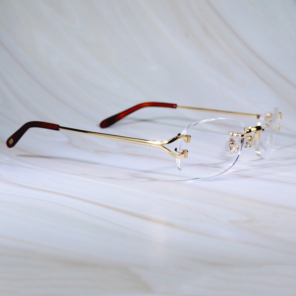 

2021 New Vintage Clear Glasses Frame Men Women Luxury Designer Carter Reading Computer Office Decoration Eyeglasses for Wedding C55z