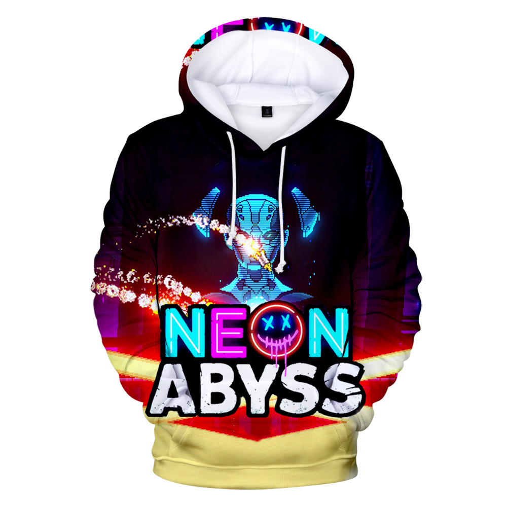 

Anime Neon Abyss Hoodies Men Cartoon Fashion 3D Pullovers Harajuku Popular Hip Hop Autumn Winter Casual Plus Size Sweatshirts