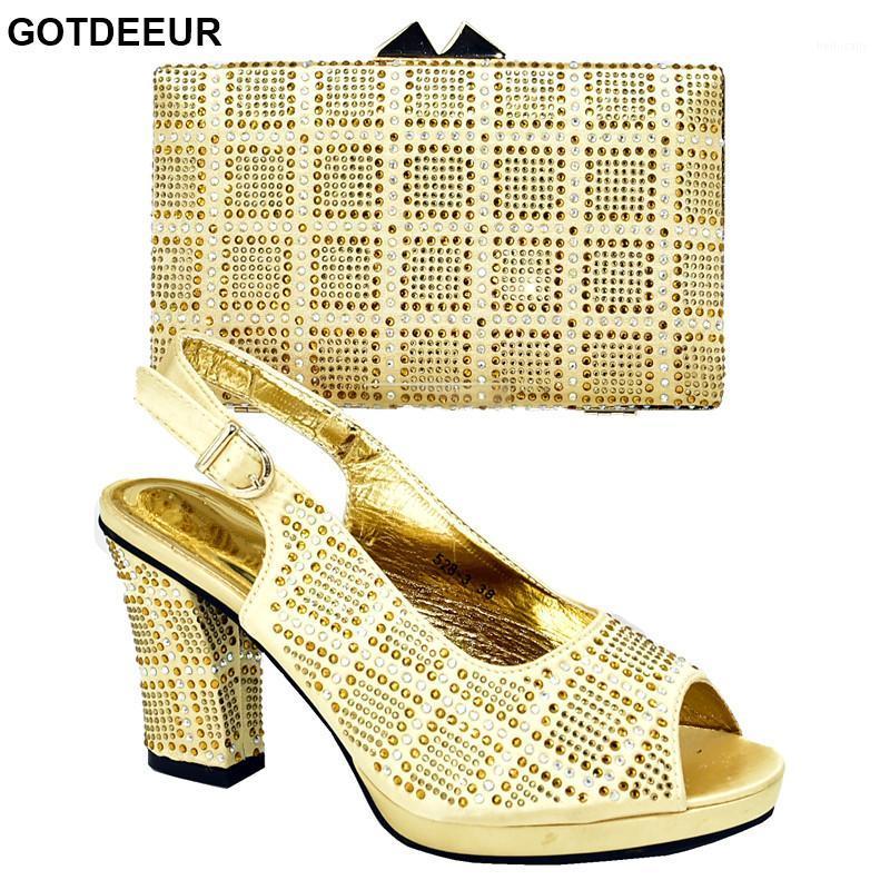 

New Fashion African Wedding Italian Shoe and Bag Sets Decorate Italian Shoes with Matching Bags Buckle Strap Elegant Party1, Black only shoes