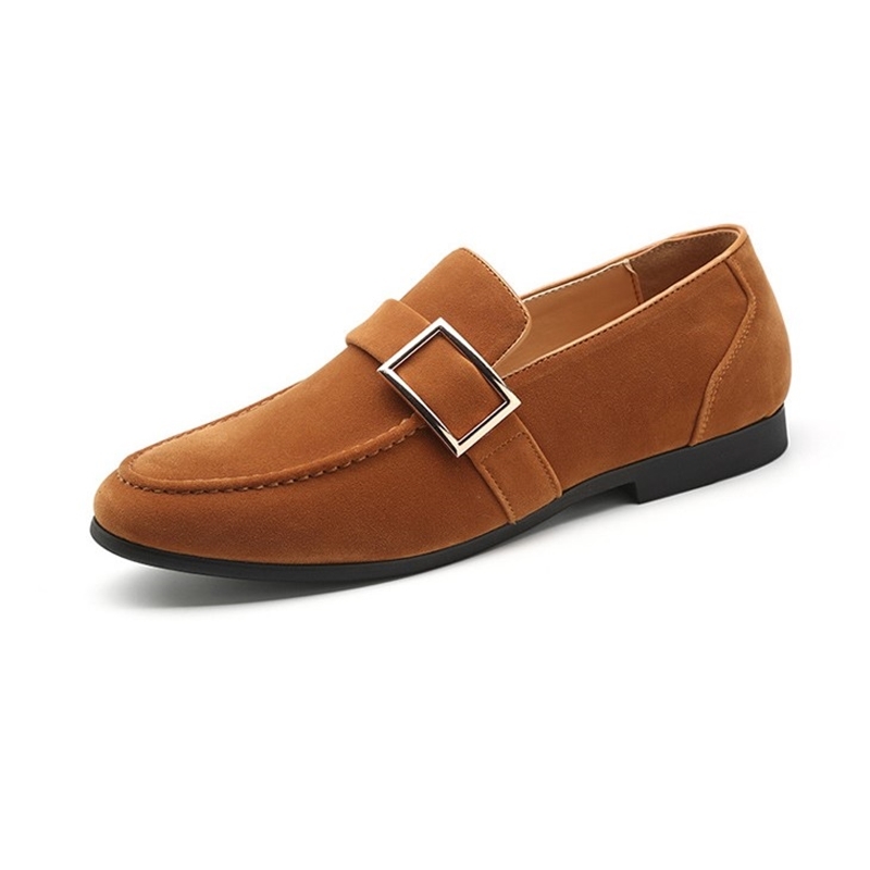 

2020 Men, Shoes, Luxury Leather Sliding Men's Loafers, in Wedding V2nk, The picture