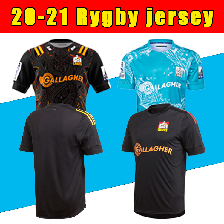 

New 2020 Chief Super Rugby Jerseys home away League shirt 20 21 Rugby Jersey Zealand Chief Performance Rugby shirts, Black;gray