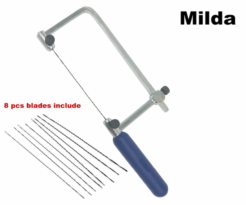 

Milda Wood working Saw DIY Mini saw Scroll Coping Metal Tool U Shape Replacement Blades Garlandcurve Wire Blade Carved