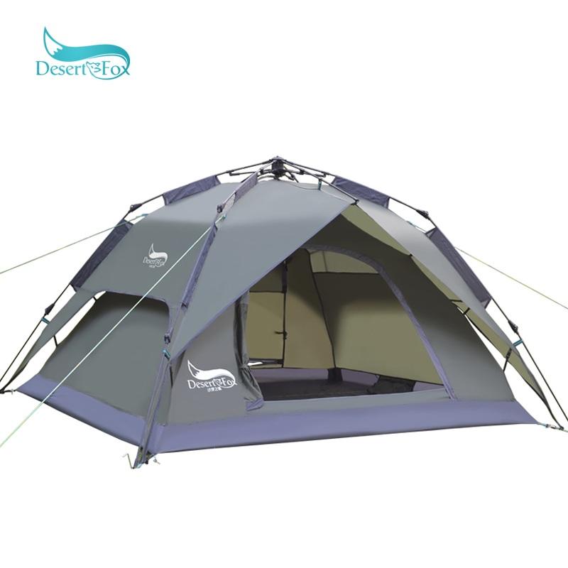 

Zomake Automatic Camping Tent, 3-4 Person Family Tent Double Layer Instant Setup Protable Backpacking Tent for Hiking Travel