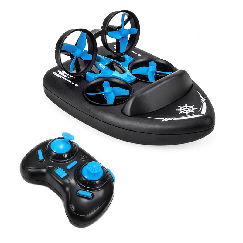 

JJRC H36 H36F Mini Quadcopter 2.4G 4CH 6-Axis Speed 3D Flip Headless Mode RC Drone Toy Gift Present RTF VS E010 H8 Mini, Blue