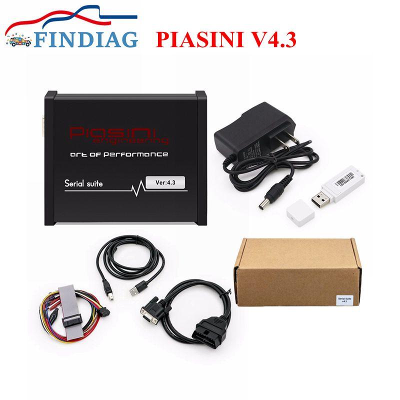 

New Red PCB Work More Vehicles No Need Active Black Serial Suite Engineering Piasini V4.3 Master Full Version With USB Dongle
