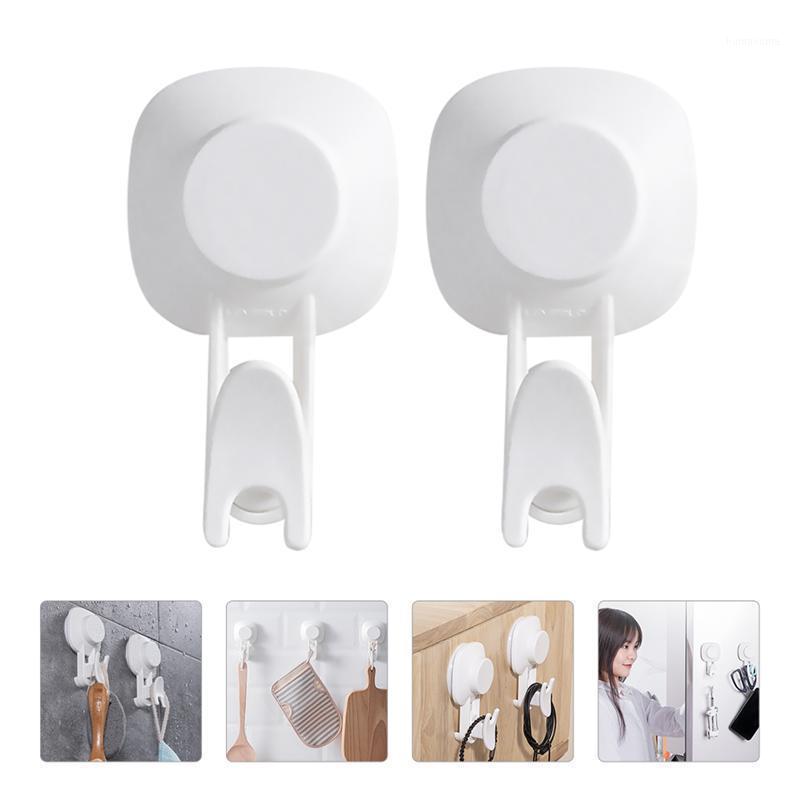 

2/4pcs Reusable Wall Hooks Vacuum Bathroom Towel Hanging Holder Suction Cup Hook1