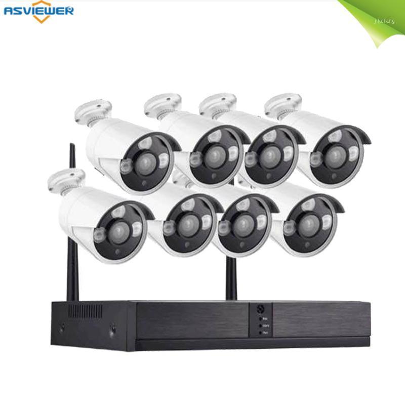 

Wifi Wireless NVR Kits Security System IP waterproof Camera set 8CH CCTV Video Surveillance system1