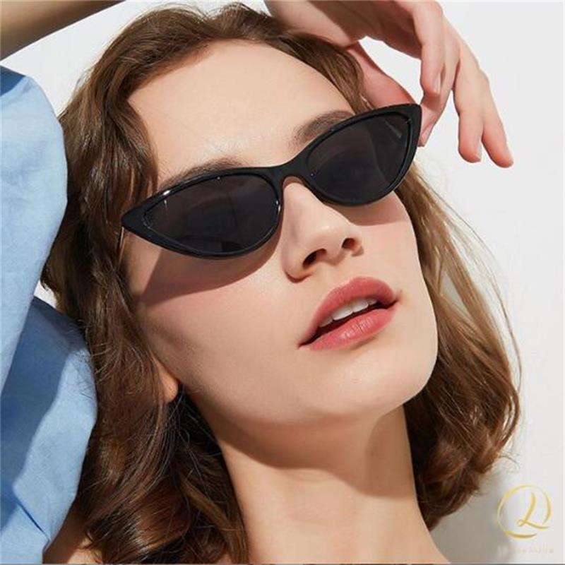 

New Small Sunglasses Women Fashion Cat Eye Vintage Brand Shades Metal Legs Sun Glasses Female Sexy Cute